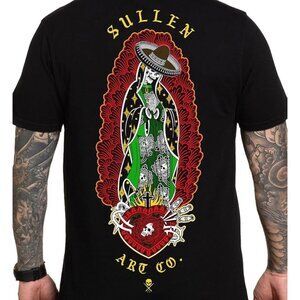 SULLEN 'Sagrada' Men's Big & Tall Short Sleeve Tattoo Art Premium Cotton T-Shirt